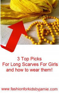 How to wear a long scarf for girls